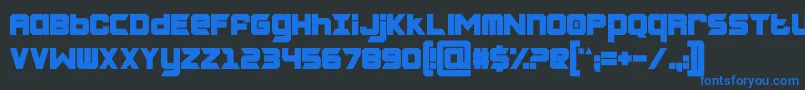 Saiba mais sobre a fonte CHARRED ZARD Clean Fonte CHARRED ZARD Clean – fontes azuis em um fundo preto