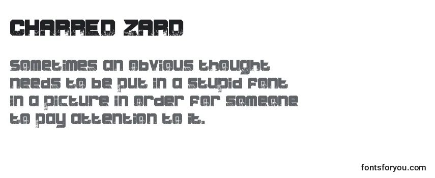 Шрифт CHARRED ZARD