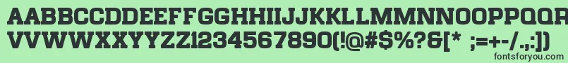 fuente ChateaudeGarage FREE FOR PERSONAL USE ONLY 1 01 – Fuentes Negras Sobre Fondo Verde
