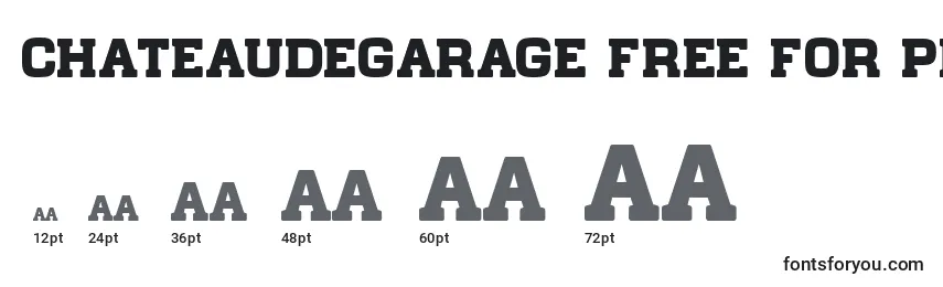 ChateaudeGarage FREE FOR PERSONAL USE ONLY 1 01 Font Sizes