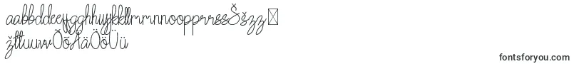 Chattagirie Bold-Schriftart – estnische Schriften