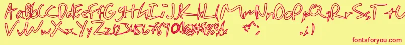 CHEAP    Font – Red Fonts on Yellow Background