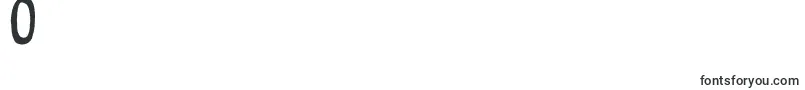 Cheap Potatoes Black Thin Font – Fonts for Digit 0