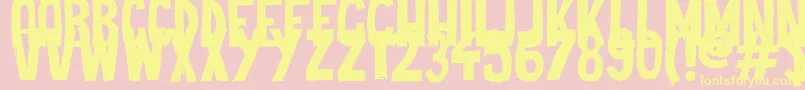 Cheap Potatoes Black Font – Yellow Fonts on Pink Background