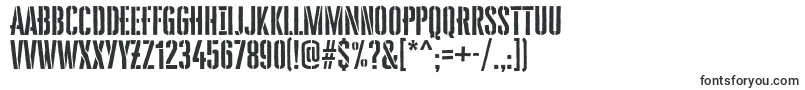 CheddarGothic Stencil-fontti – Fontit Adobe Photoshopille