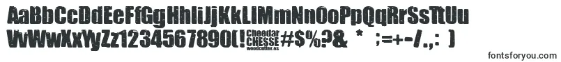 Cheedar Cheese Font – Eroded Fonts