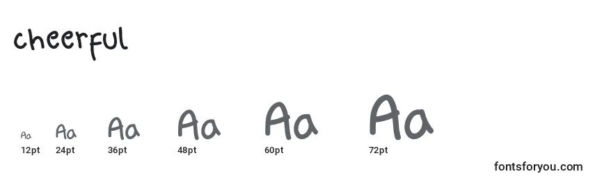 Cheerful Font Sizes
