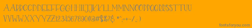 Подробнее о шрифте CHEKIDOT Шрифт CHEKIDOT – серые шрифты на оранжевом фоне