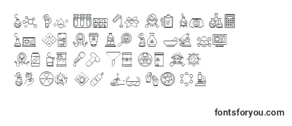 Chemistry Icon-fontti