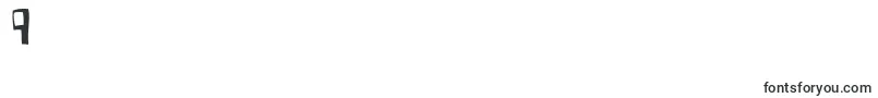 フォントCHERC    – フォント数字9