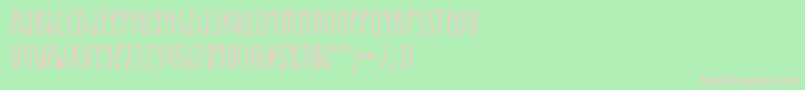 Шрифт Cheria Font by Situjuh 7NTypes – розовые шрифты на зелёном фоне