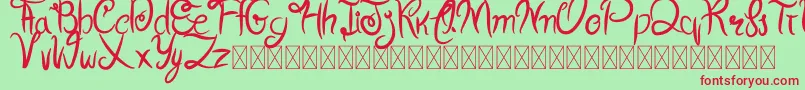 More about Cherrylove Font Cherrylove Font – Red Fonts on Green Background