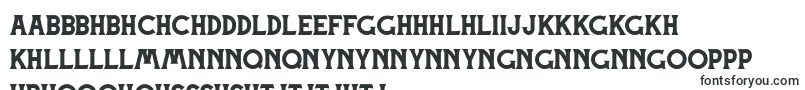 フォントCHERYL – セソト文字