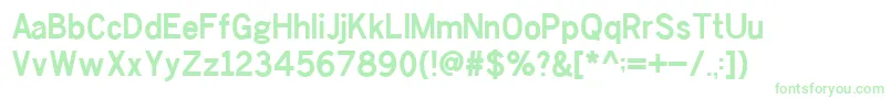 ChesterSans Bold Font – Green Fonts on White Background