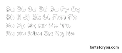 Шрифт Chewedkandi outline
