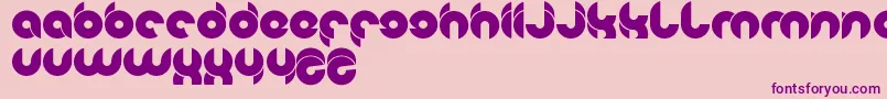 chewedkandi Font – Purple Fonts on Pink Background