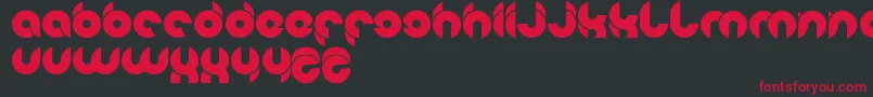 chewedkandi Font – Red Fonts on Black Background