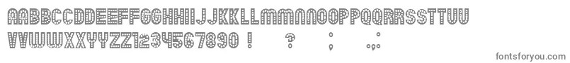 フォントChicago – 灰色のフォント