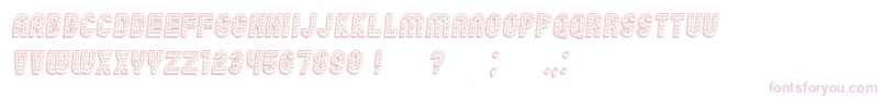 Chicago3D Italic Font – Pink Fonts