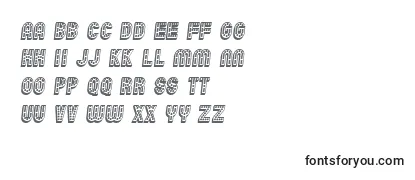 Chicago3D Italic Font