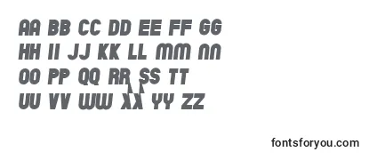 Schriftart ChicagoFlat Italic
