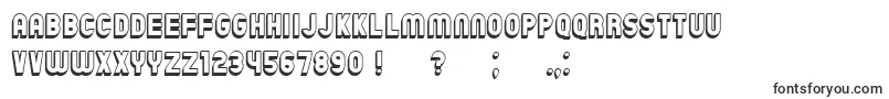 Шрифт ChicagoFlat3D – объёмные шрифты