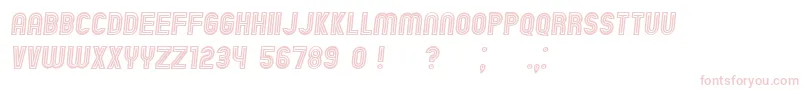 Шрифт ChicagoNeon Italic – розовые шрифты