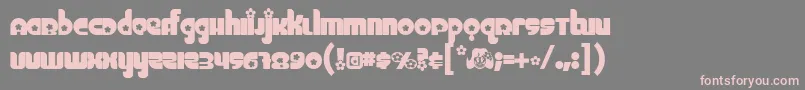 CHICK    Font – Pink Fonts on Gray Background