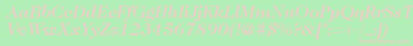 Más sobre la fuente Caslon335mediumRegularitalic fuente Caslon335mediumRegularitalic – Fuentes Rosadas Sobre Fondo Verde