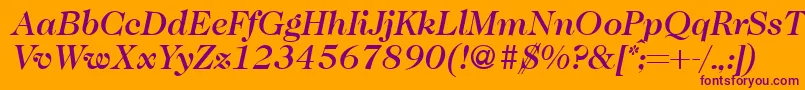 Подробнее о шрифте Caslon335mediumRegularitalic Шрифт Caslon335mediumRegularitalic – фиолетовые шрифты на оранжевом фоне