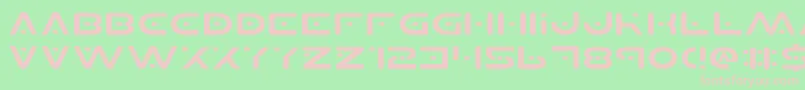 PlanetSExpanded Font – Pink Fonts on Green Background