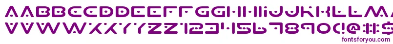 PlanetSExpanded Font – Purple Fonts on White Background