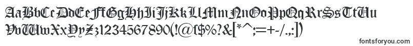 OldLondonDb-fontti – Alkavat O:lla olevat fontit