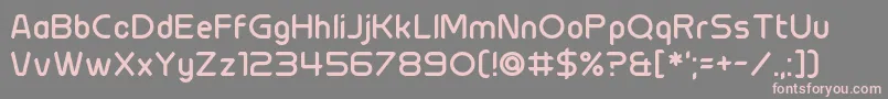 Шрифт Chillit – розовые шрифты на сером фоне