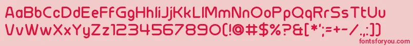 Chillit Font – Red Fonts on Pink Background
