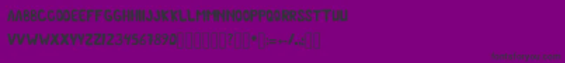 ChilmicFree Regular Font – Black Fonts on Purple Background