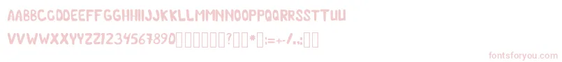ChilmicFree Regular Font – Pink Fonts on White Background