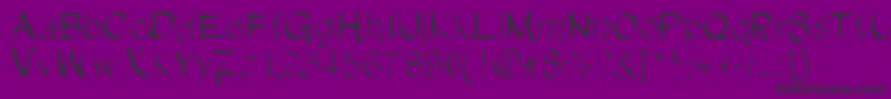 ChinChan Font – Black Fonts on Purple Background