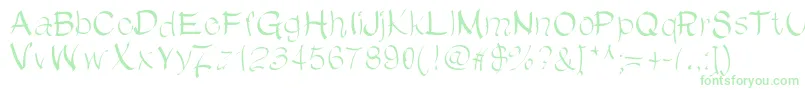 ChinChan-fontti – vihreät fontit