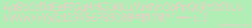 chint    Font – Pink Fonts on Green Background