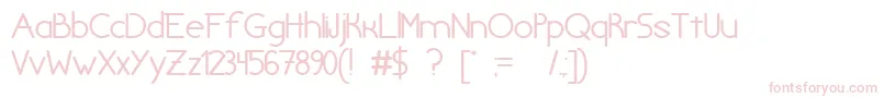 chivilcoyana beta v1 2 Font – Pink Fonts on White Background