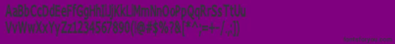 Шрифт CHIZZH   – чёрные шрифты на фиолетовом фоне