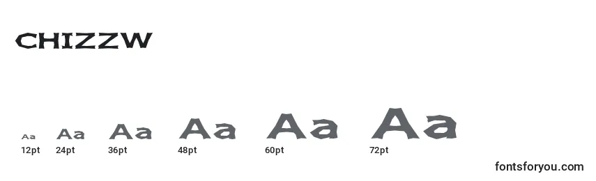 Tamaños de fuente CHIZZW   (123354)