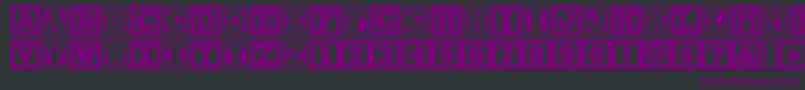 CHOCAN   Font – Purple Fonts on Black Background