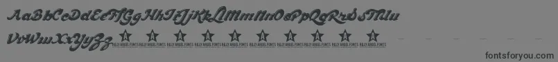 CHOCD TRIAL    Font – Black Fonts on Gray Background