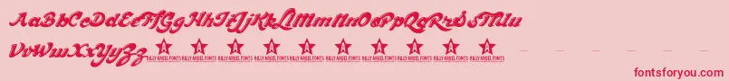 CHOCD TRIAL    Font – Red Fonts on Pink Background
