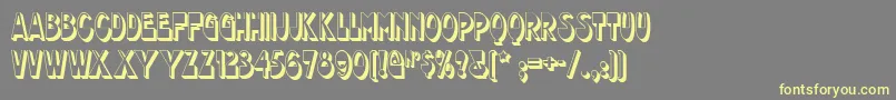 Weitere Informationen zur chocolate-Schriftart chocolate-Schriftart – Gelbe Schriften auf grauem Hintergrund