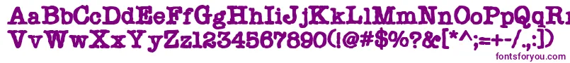 Chonker Font – Purple Fonts