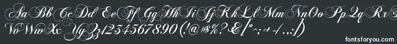 ChopinScript Font – White Fonts