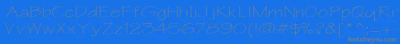 Подробнее о шрифте Writeextended Шрифт Writeextended – серые шрифты на синем фоне